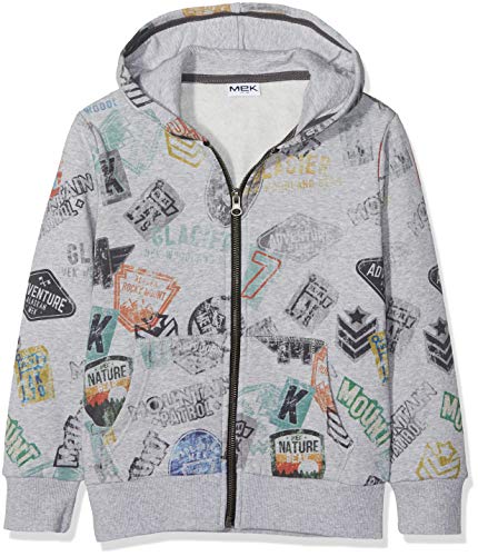 Sweat à Capuche Garçon MEK en Coton Confortable et Résistant
