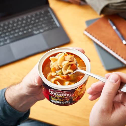 Campbell’s Chunky Spicy Chicken Noodle Soup, 15.25 oz Microwavable Bowl - Thumbnail 4