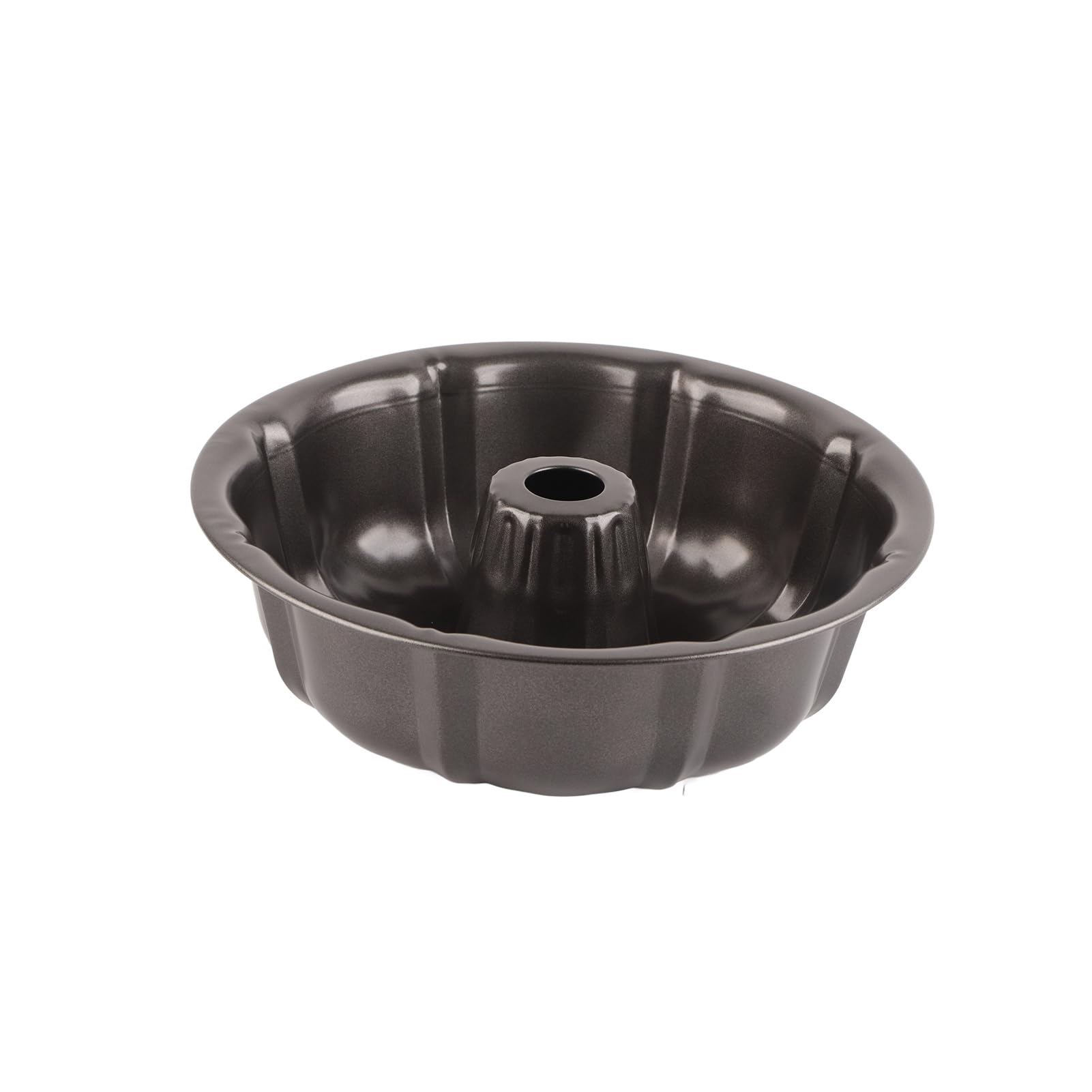 Moule à gâteau cannelé antiadhésif de 25,4 cm, moule à gâteau cannelé de qualité supérieure pour la cuisson en acier au carbone robuste