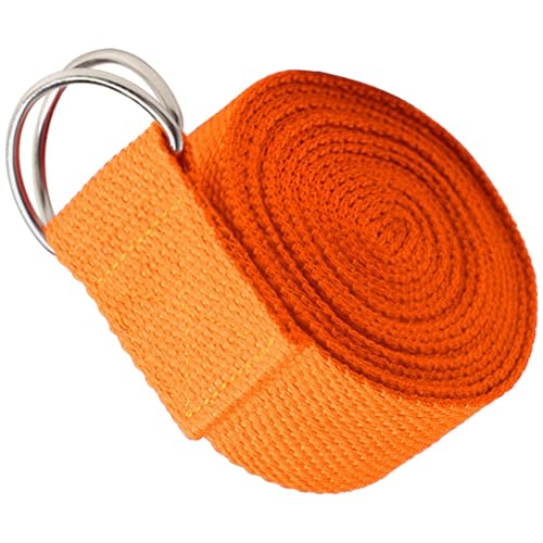 Funabridge Yoga Strap, 70.9 In, D-Loop, Polyester Cotton, Improve Posture