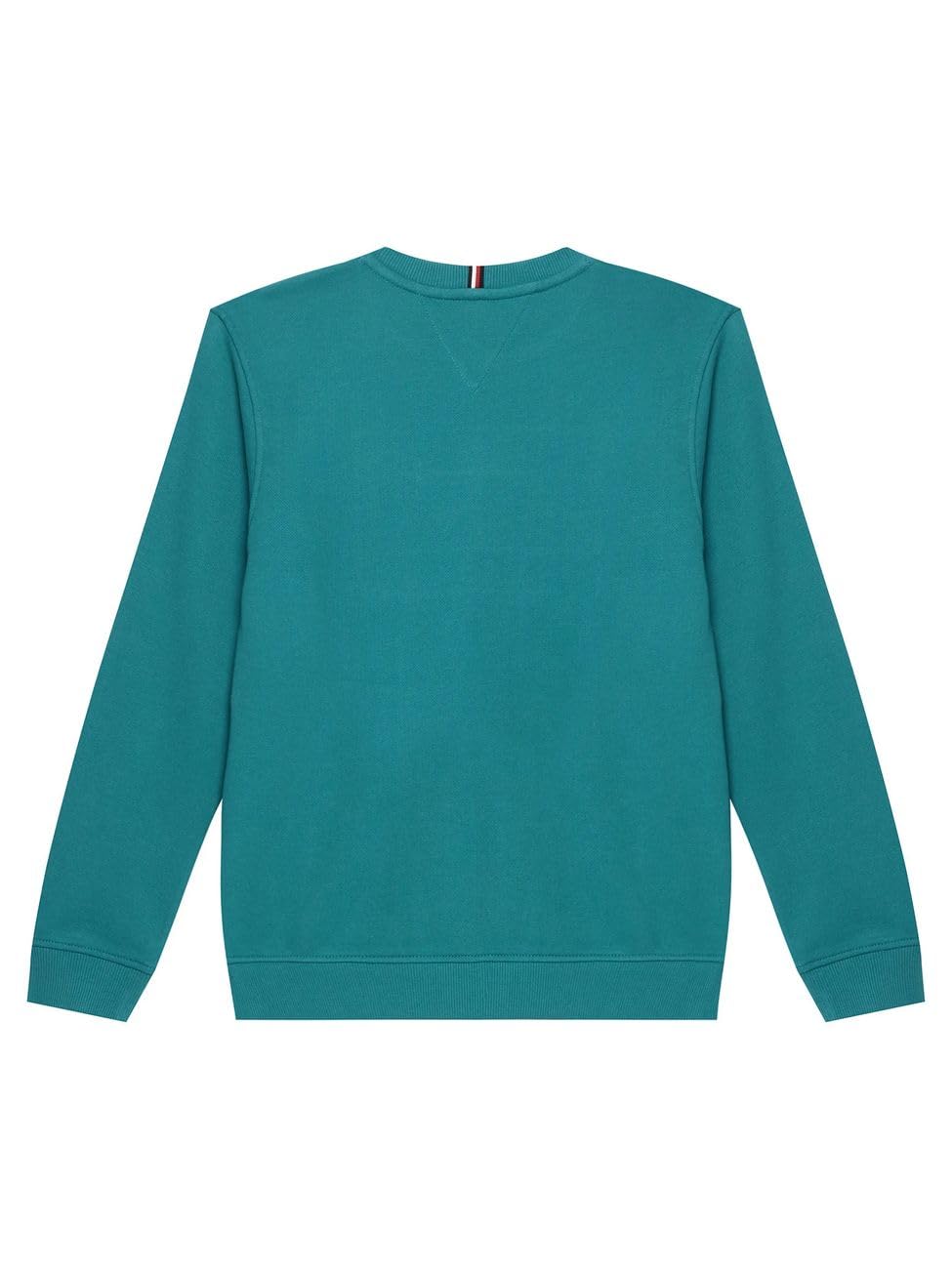 Tommy Hilfiger Felpa Bambino Unisex Heritage con Applique del Logo KS0KS00