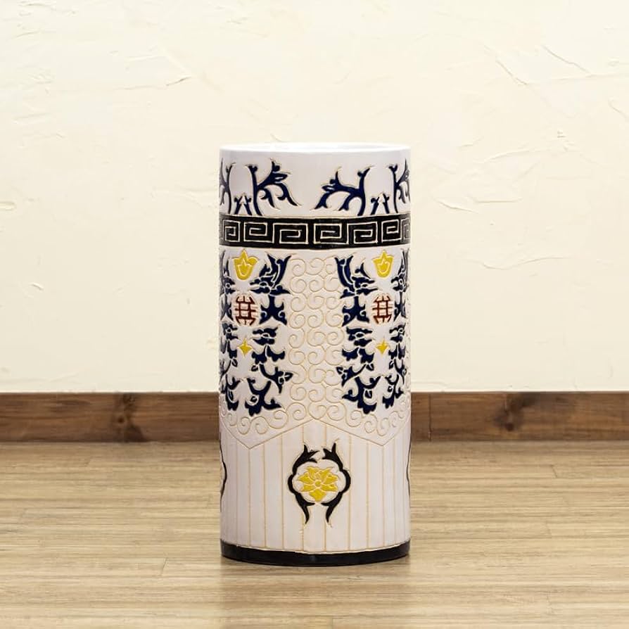 Amazon｜サカベ 陶器製 傘立て 傘スタンド 屋内 屋外 アンブレラ