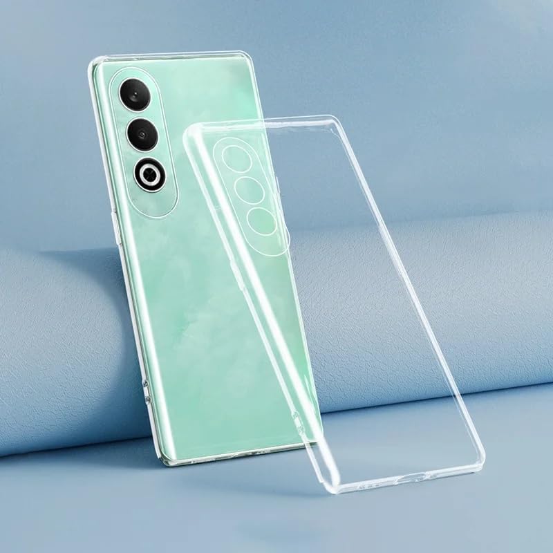 Image of REALCASE Silicone for OnePlus Nord CE 4 5G Back Cover Case, Scratch Resistant Protective Crystal Clear Transparent Shock Proof Bumper Back Cover Case for OnePlus Nord CE 4 5G