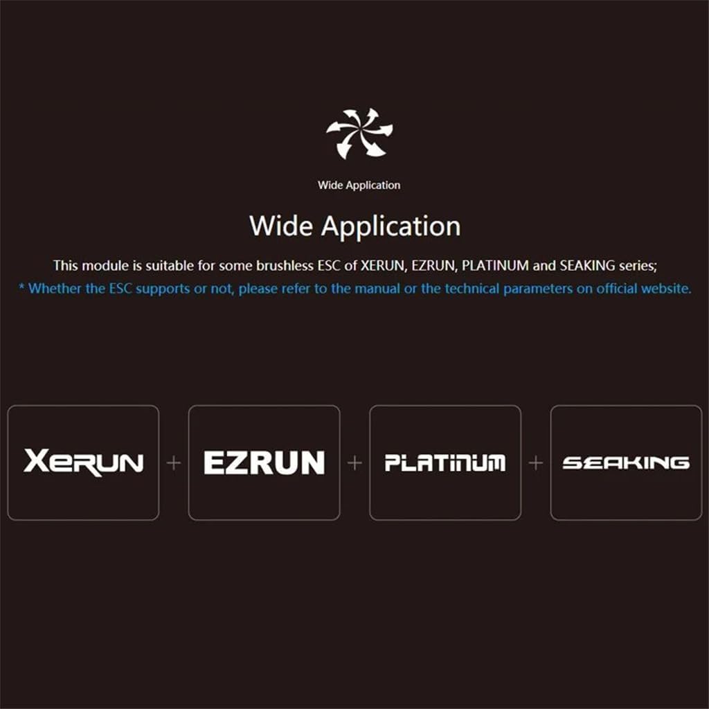 RC OTA Programmer Module 5-12.6V Compatible with Hobbywing Xerun Ezrun Platinum Seaking Brushless ESC for RC Aircraft Car Boat ESC