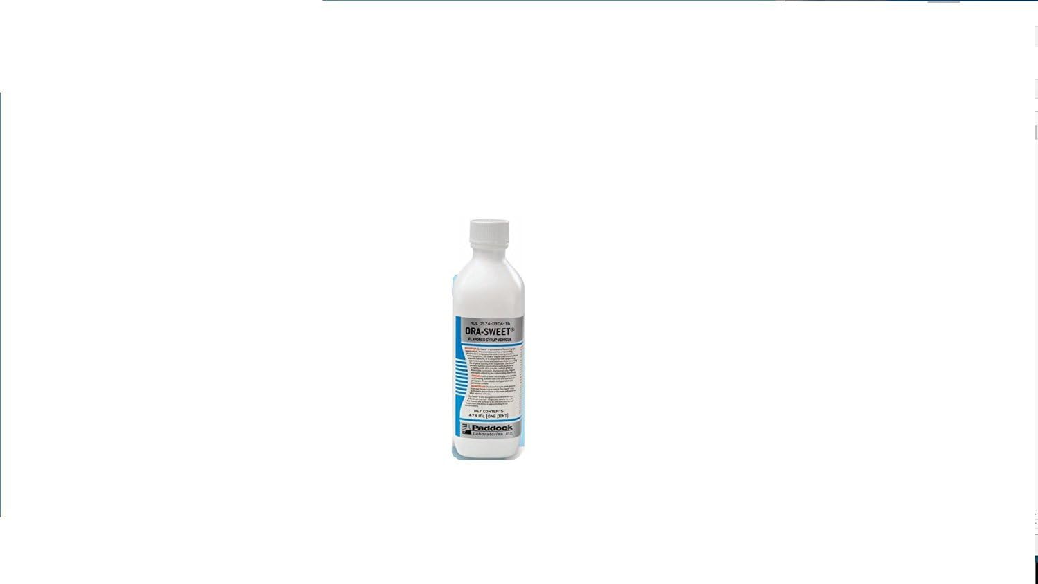 Ora-Sweet Flavored Syrup Vehicle, 16oz. Per Bottle (3 Pack)