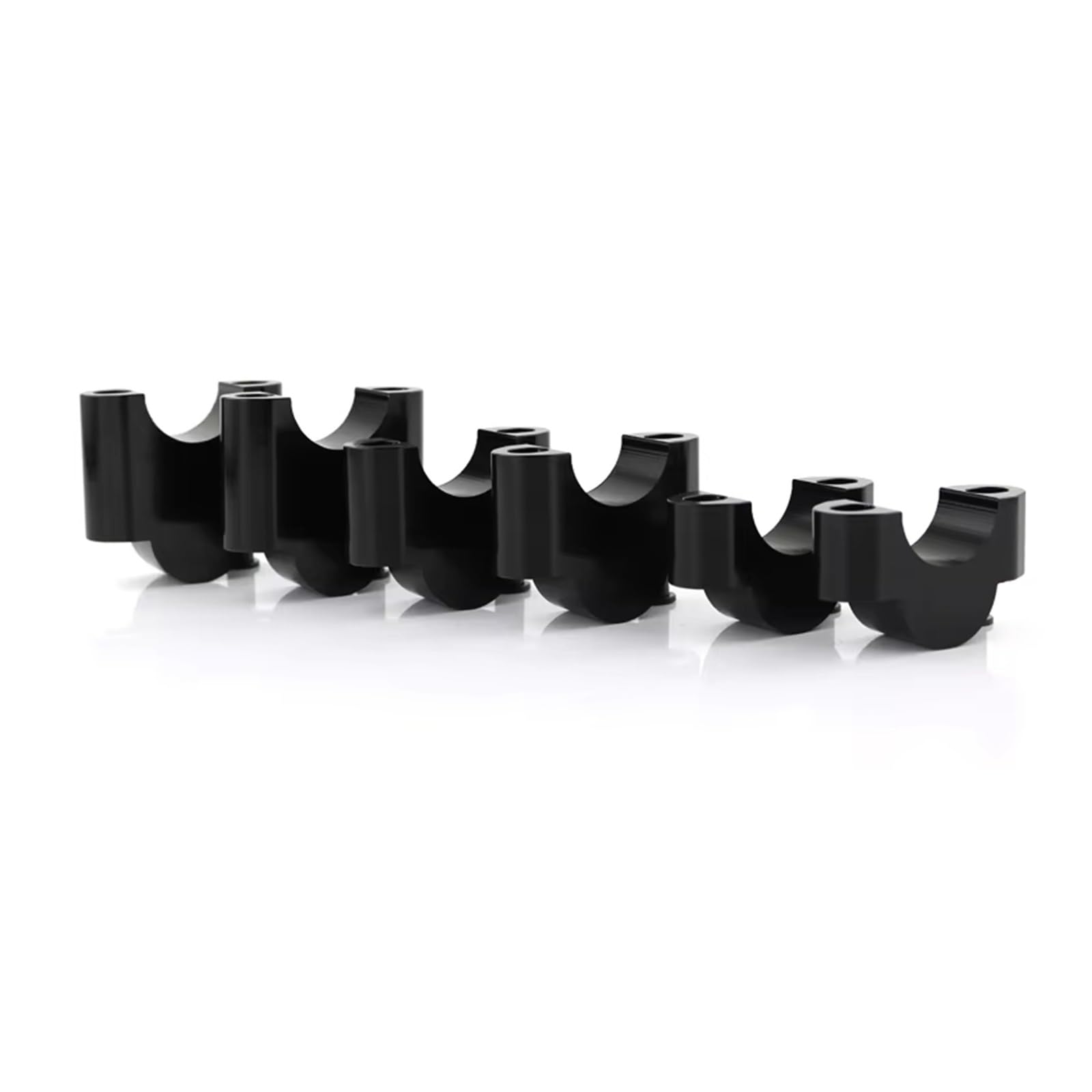 Pontets Guidon Moto pour CB500F CB650F CB600F pour Hornet 599 CB900F pour Hornet 900 CB250F Rehausseurs De Guidon 22 Mm 7/8" CNC Billet Rehausseur Guidon(Black 40mm)
