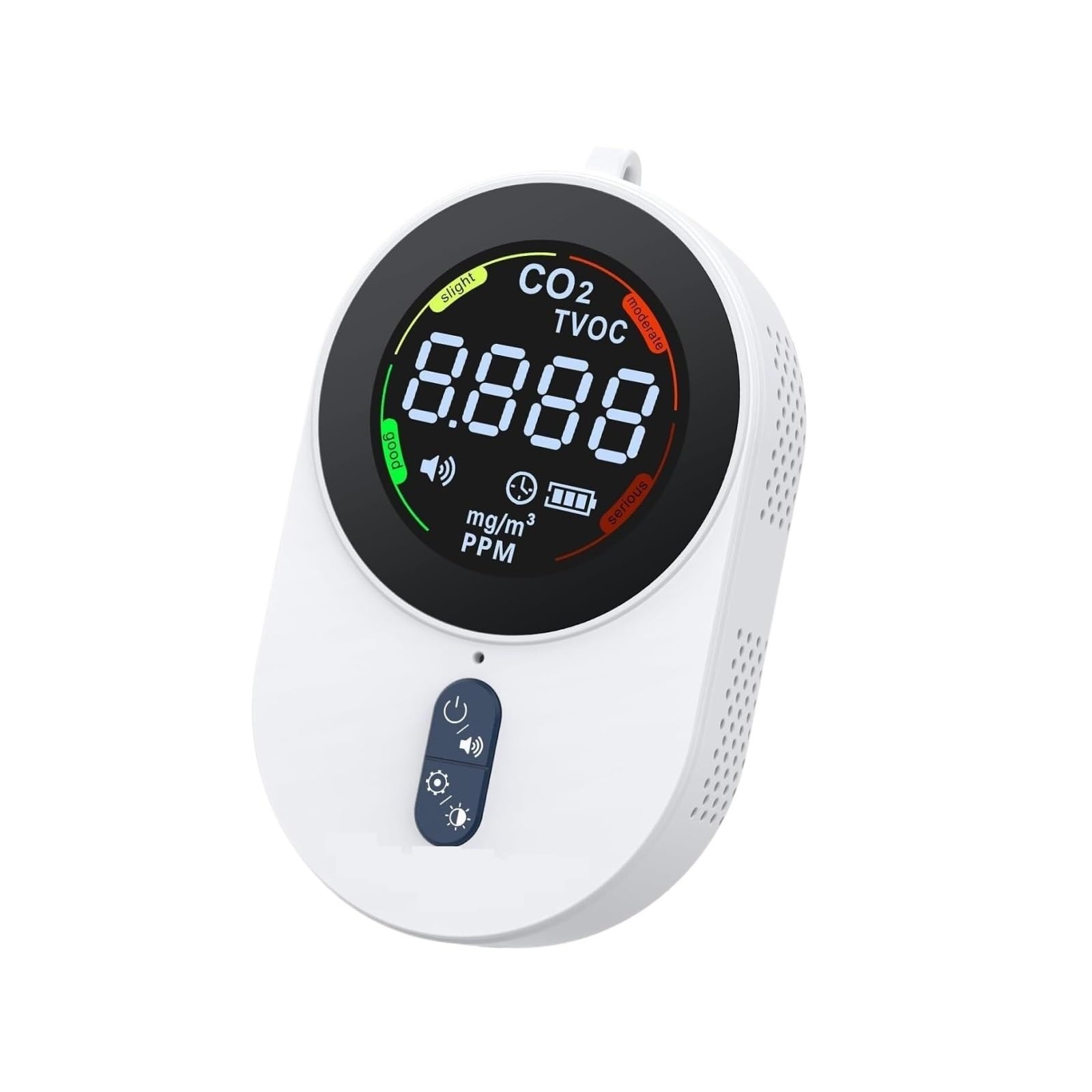 Air Quality Monitor, 2 in 1 CO2 Detector Air Quality Monitor Detects for Home, Travel