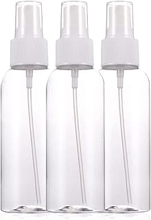 3pcs Atomiser Spray Bottle,20ML Transparent Fine Mist Sprayer Bottles Empty Refillable Plastic Mini Travel Bottle for Traveling,Cosmetic,Perfume,Cleaning liquid,Essential oil,Holiday Travel Bottle