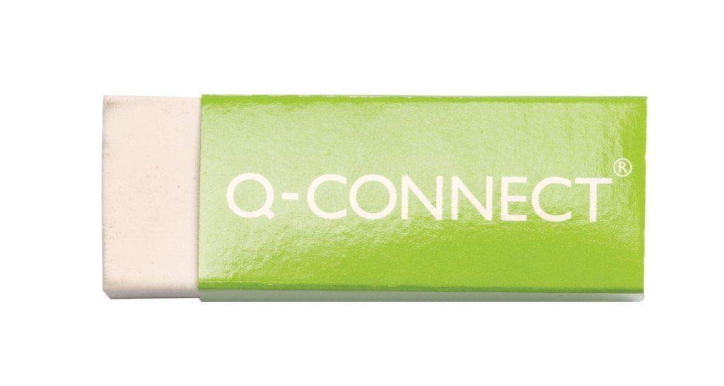 Q-Connect Plastic Eraser White (20 Pack)