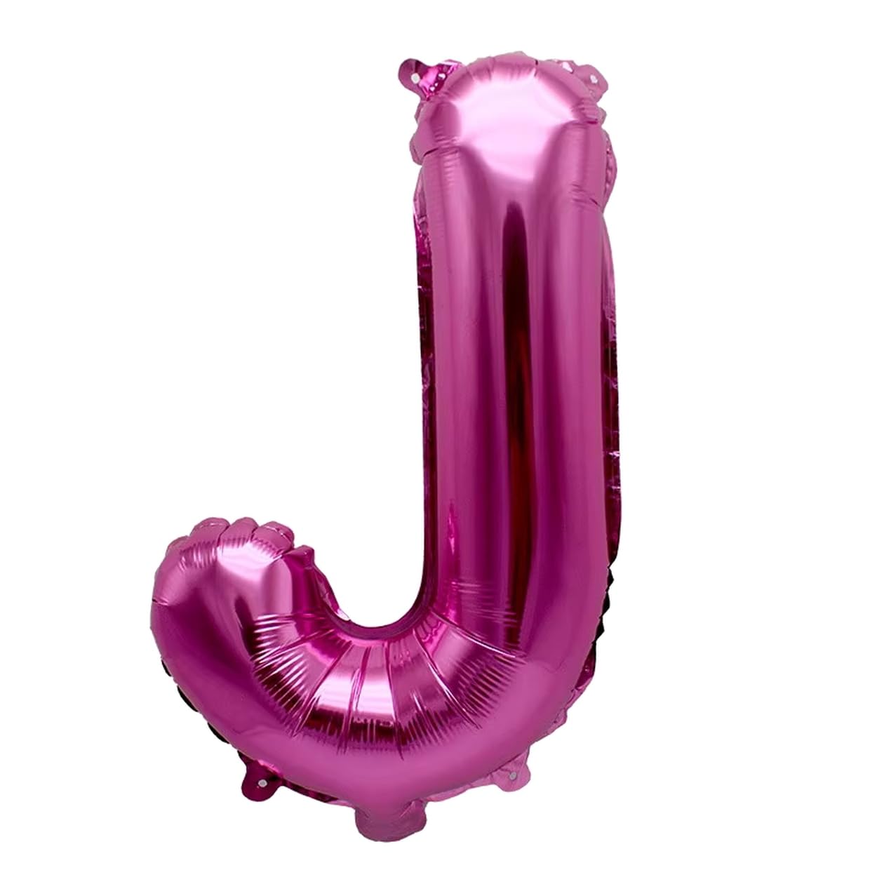 Foil Balloon Letter J Pink 40 cm – Balloon Letter Decoration Party Balloon for Air Filling, Wedding, Birthday, New Year's Eve, Gift, Baby, Advertising, Window Display, Photo Booth, Name, Word