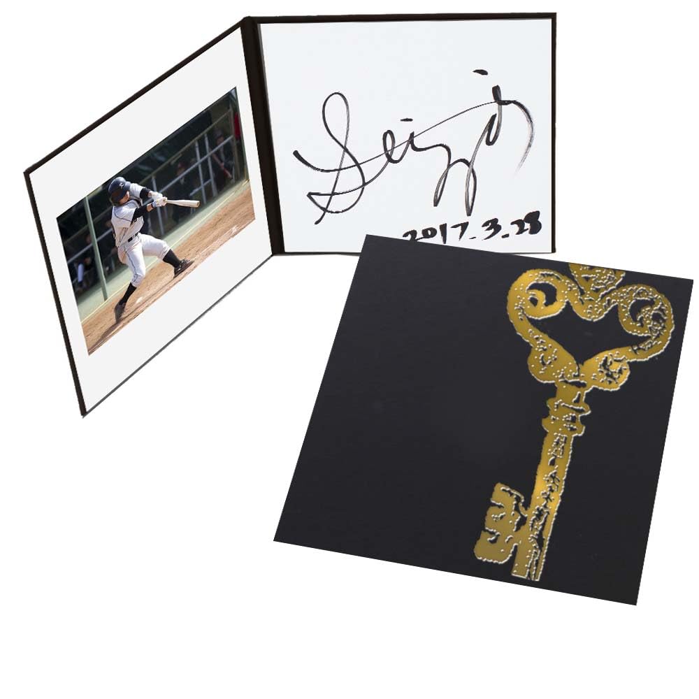 Amazon.co.jp: 【サイン色紙】サイン台紙（サイン ＋ 写真が入る）かぎ