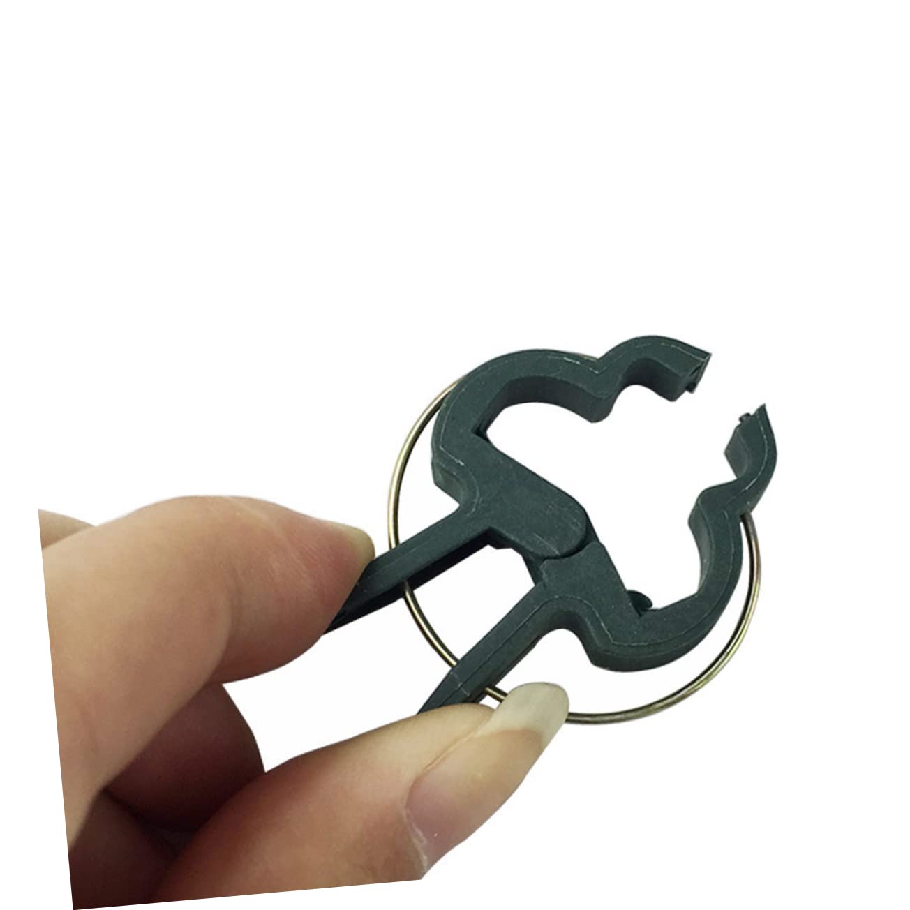 Clips de Jardin en PE Vert pour Plantes Grimpantes et Branches, 80 Pièces en 4 Paquet, Support Réglable pour Tiges et Vignes, pour Jardinage