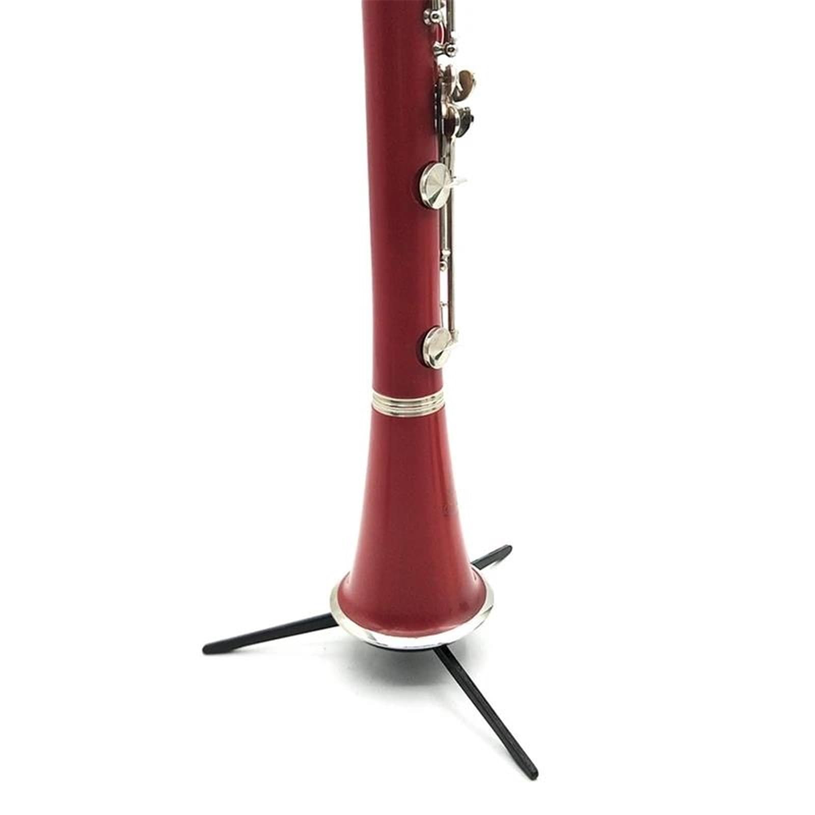 Akcesoria do zestawu klarnetowego 1 Zestaw Akcesoriów Do Muzyki Dętej Przenośny, Zdejmowany Stojak Na Klarnet Trójnożny Stojak Na Instrument
