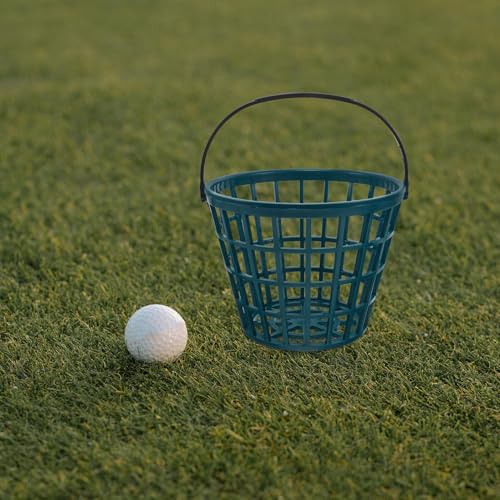Panier de ramassage de balles de golf bleu petit format seau - 6