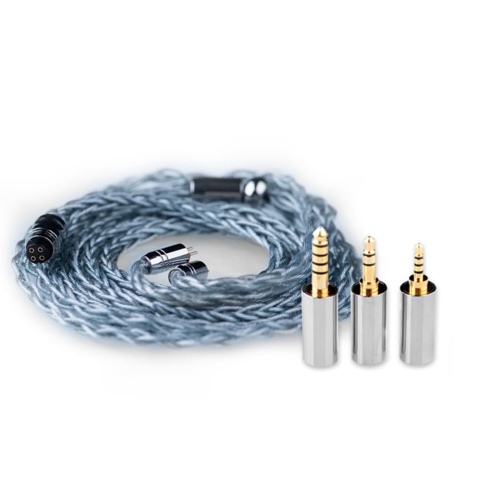 EPZ DP13　イヤホンケーブル Amazon.co.jp: Hifi Kingdom EPZ DP13 単結晶銅銀メッキグラフェン