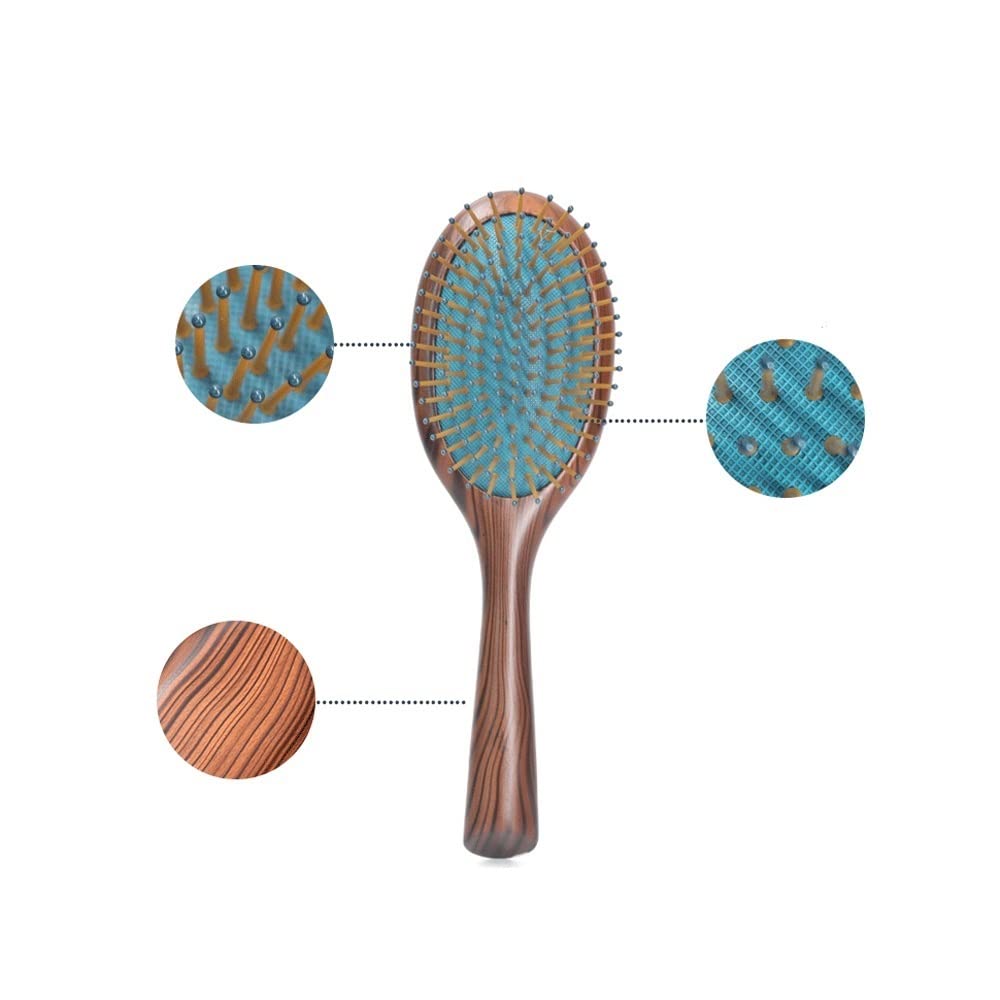 Cepillo for el cabello, peine con cojín de aire de paleta, peine for masaje del cuero cabelludo, antiestático y encrespamiento for mujeres, hombres, niños, agrega brillo, alisa el cabello ( Size : A )