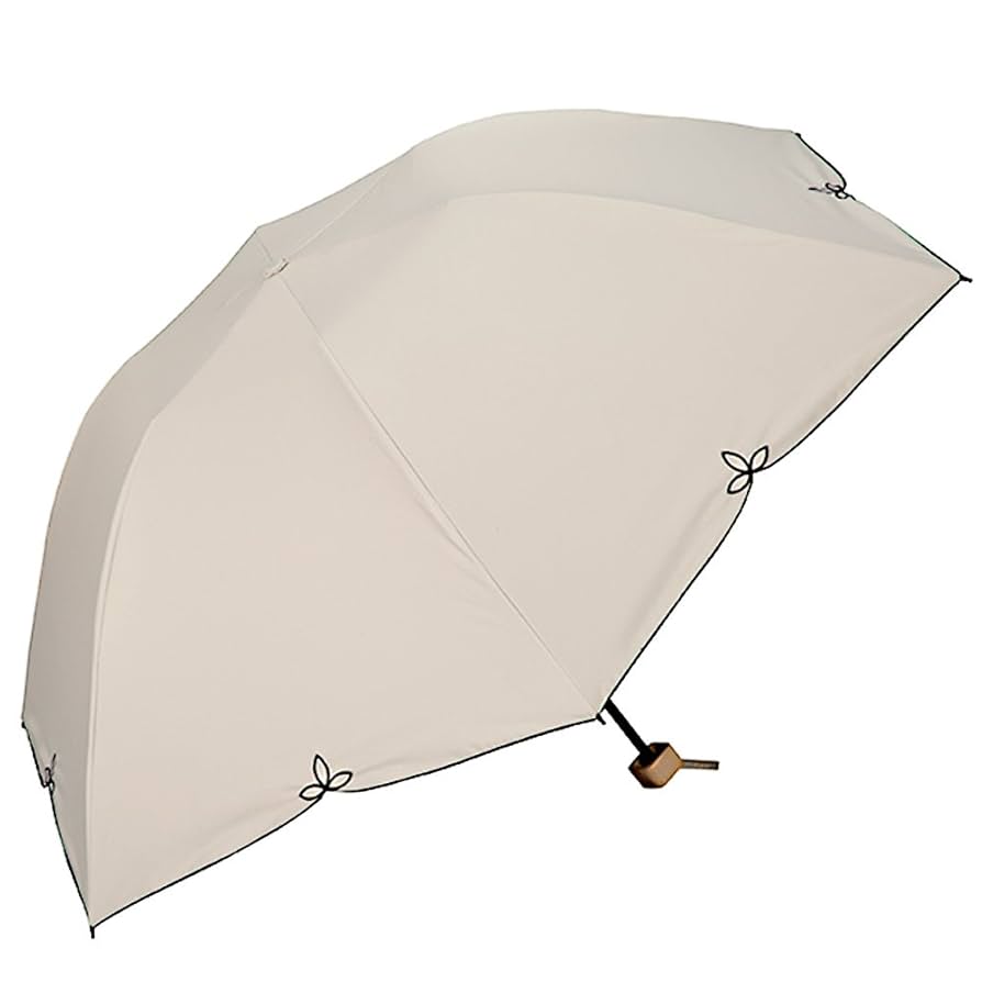 セリーヌ　日傘　折りたたみ　花柄　ロゴ　傘袋付き　ベージュ セリーヌ 日傘 ロゴ入り CELINE - セリーヌ 日傘 折りたたみ 花