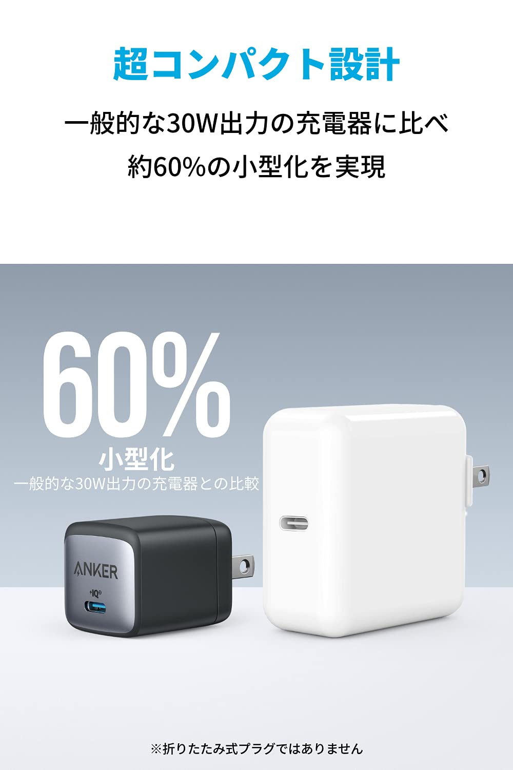 スマホアクセサリー Anker Nano II Anker 充電器 Nano II 45W (PD USB-C)GaN (窒化ガリウム) 採用
