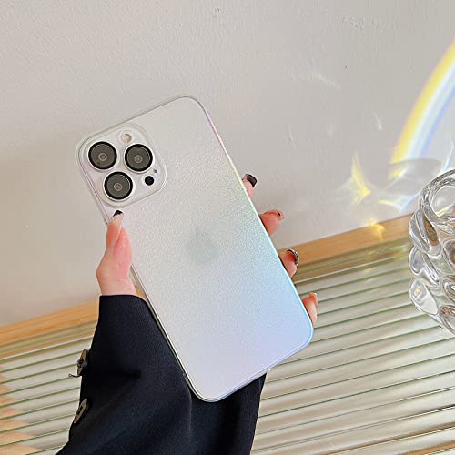 Coque iPhone 13 Pro blanche rigide mate avec protection de lentille intégrée