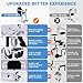 AUDOEGIBA Electric Transfer Lift - Patient Lift Transfer Chair - Assist Lift Aid for Home Care Use - Portable Folding for Car - Handicap Lift Bathroom Shower Chair - Transport Wheelchair for Seniors