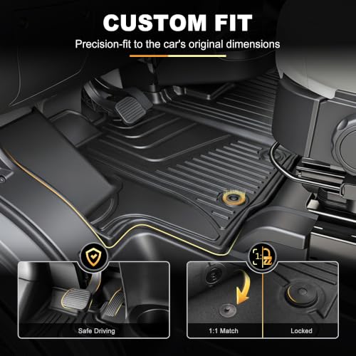 Image of Front Floor Mats Fit for 2018-2026 Ram ProMaster 1500 2500 3500