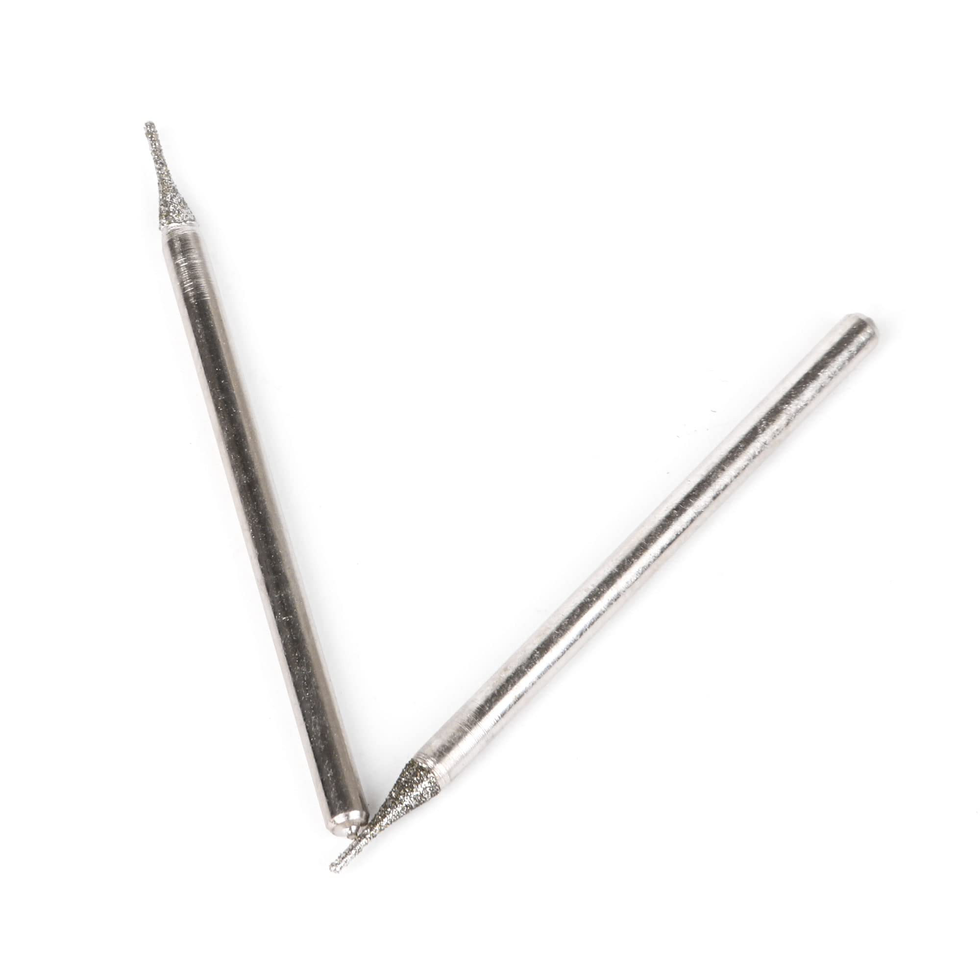 Diamant-Frässtifte, 0,5 mm, silberfarben, 200 Stück