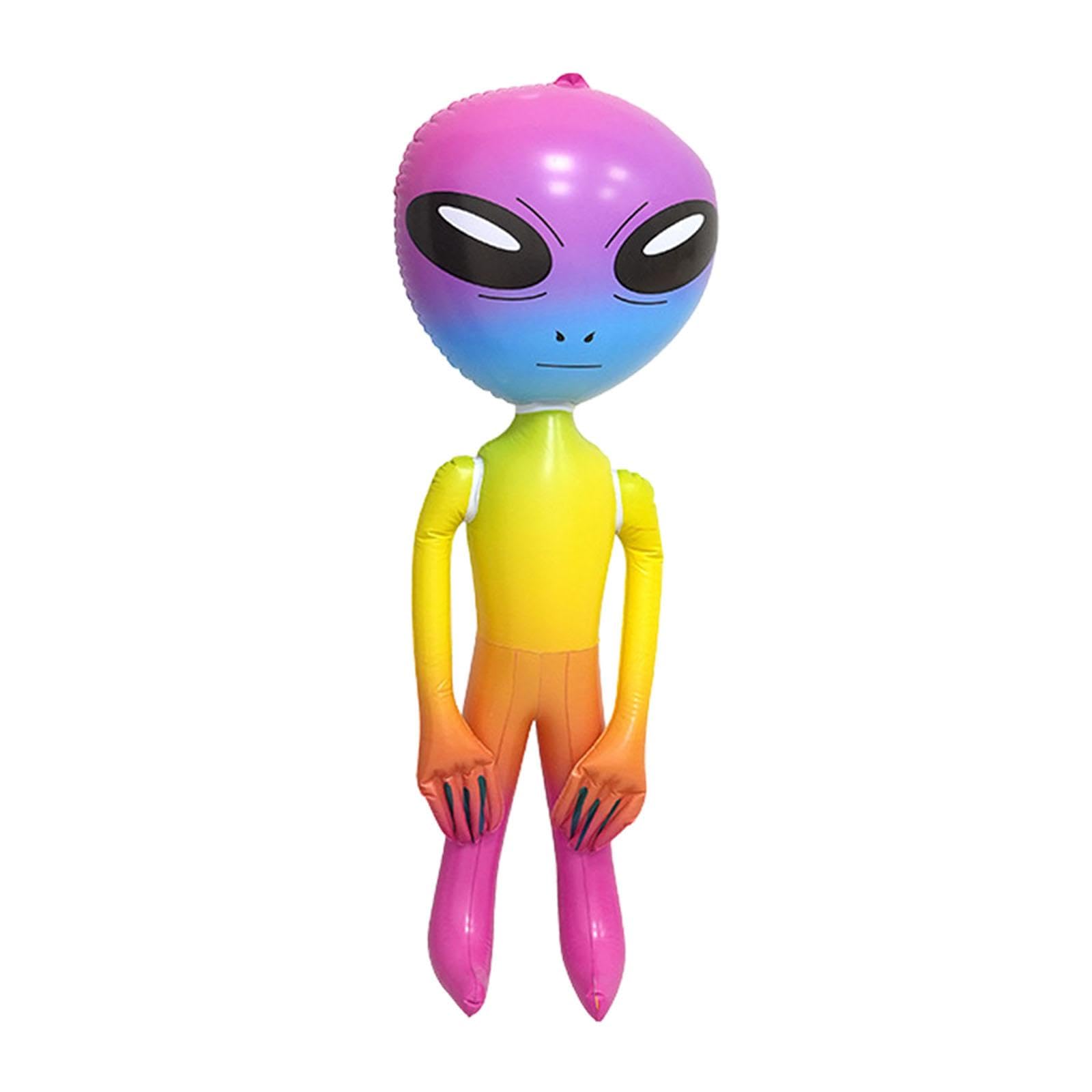 SECRET DESIRE Creations Inflatable Alien Toys Decorative Inflates Balloon for Lawn Holiday Christmas Colorful 90cm|Home Decor|Figurines-picture-28