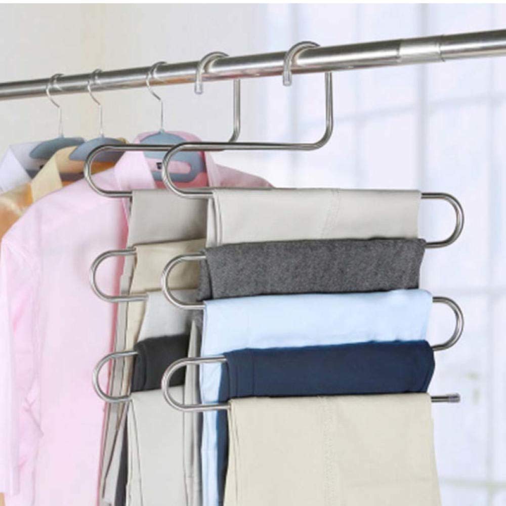 Cintres multifonctionnels de rangement et porte-tissu multicouche