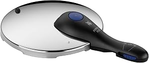 WMF Perfect Plus Replacement Lid for Pressure Cooker, 3L, 4.5L, 6.5L, 8.5L, Polished Cromargan Stainless Steel, Plastic Ha…