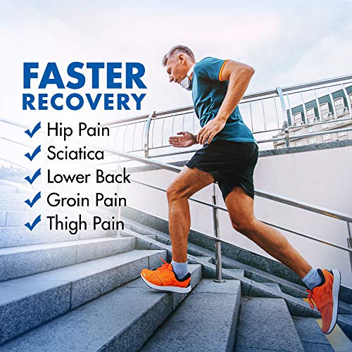 Atx Compression Wrap - Hip And Groin Support - Sciatica Nerve Pain Relief - Brace For Pulled Muscles - Hamstring Thigh Quadriceps Arthritis Joints - Si Belt Men And Women - Up To 32" Waist #TOP1