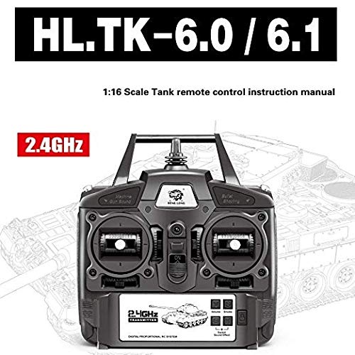 Remote Control 2.4Ghz TK6.0 1/16 Scale Russian T-90 Main Battle Tank RC Air Soft RC Battle Tank Smoke & Sound - Thumbnail 7