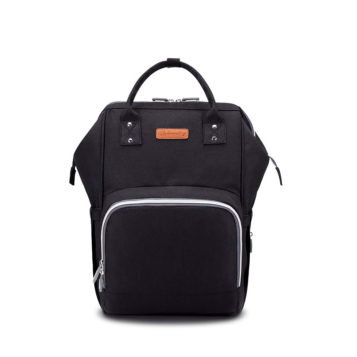 SONARIN Multifunzione Zaino Fasciatoio Bambino per Pannolini,Organizer per Zaino da Viaggio Con Sacchetto di Isolamento Termico,Interfaccia USB,Impermeabile, Grande Capacità,Ideale Regalo