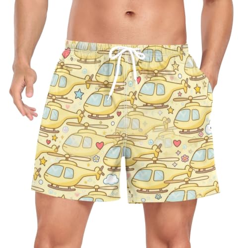 Pantalones cortos de playa de secado rápido con entrepierna cómoda para natación