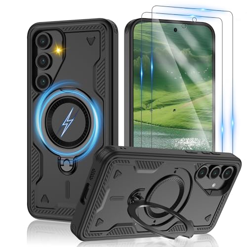Coque Samsung S24 FE MagSafe antichoc militaire avec film protection écran