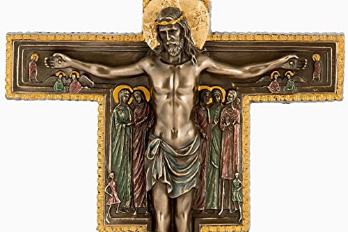 VERONESE San Damiano Crucifix Sculpture Statue Figure (14 inches)