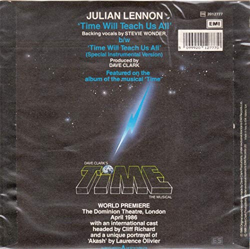 Time Will Teach Us All / Time Will Teach Us All ( Special Instrumental Version ) – 45 tours – 7″ – PROMO - Les Beatles, Paul McCartney, John Lennon, RIngo Starr, George Harrison Time Will Teach Us All / Time Will Teach Us All ( Special Instrumental Version ) - 45 tours - 7" - PROMO – Image 3