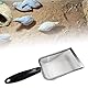 Sand Edelstahl Feinmaschig Substrat Metall Sand Schaufel Terrarium Substrat Langlebig Streu Reiniger Sandschaufel