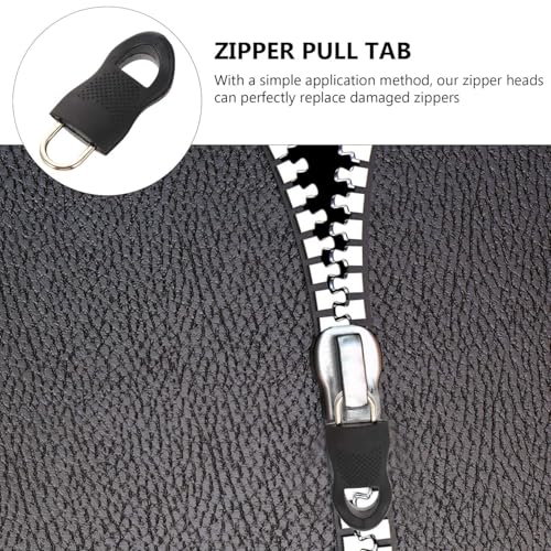 Image of Erza Premium Zipper Lock Clips Detachable Zipper Pull Replacement with Secure Hook Lock, Durable Anti-Theft Zipper Pulls for Backpacks, Luggage, Jackets, and Travel Bags Pack of 10