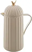 WOLFF - Garrafa Térmica de Plástico Bird Branca 1L - Enxoval - Organização - Decoração - Cozinha - Mesa Posta - Utilidades Domésticas - Perfeita Para Café e Chá