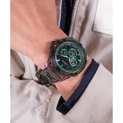 Image of Guess Trend 48 mm Black Dial Men Chronograph Watch- GW0806G5