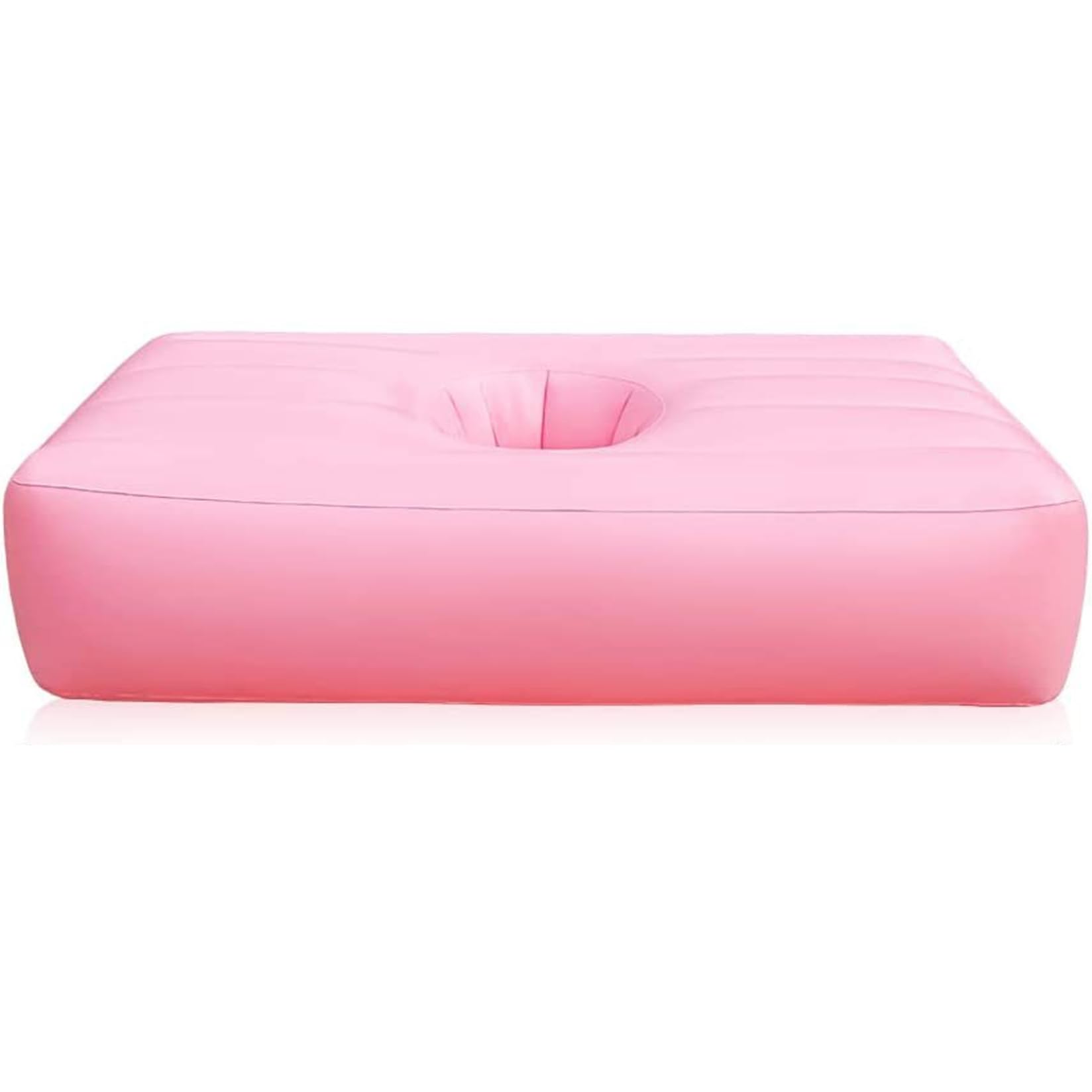 Bbl Bed - Silla elástica de PVC antidesgaste para recuperación postoperatoria, cama portátil con agujero para levantamiento de glúteos brasileño y apoyo postnatal para dormir