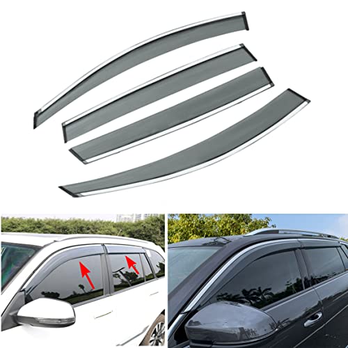 Chaoben para Cadillac XTS 2013 2014 2015 2016 2017 2018 2019 2020 2021 2022 2023 Deflectores para Ventanillas Deflectores de Viento para Coche 4pcs