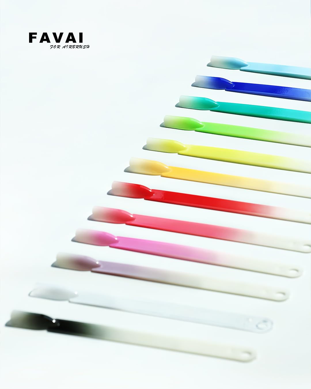 FAVAI 12 Colori Smalto Gel Aerografo - Collezione Primavera Estate 12*10ml