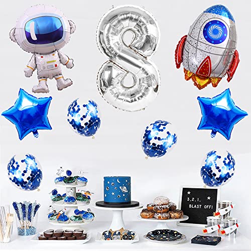 Kawailay Set di palloncini con astronauti per