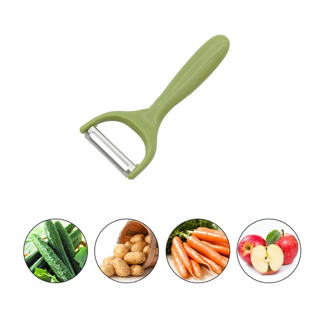 Pelapatate per verdure in acciaio inox, raschietto per frutta e carote per patate, utensili da cucina, grigio chiaro