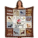 【Coperta di flanella】 questa divertente coperta bassotto è il regalo perfetto per i proprietari di bassotti. Non è solo un regalo, ma anche un bellissimo ricordo che porterà felicità e gioia a chiunque lo riceva.