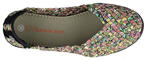 Image of Bernie Mev Catwalk Women's Stretch Woven Slip On Flat Shoes for Women