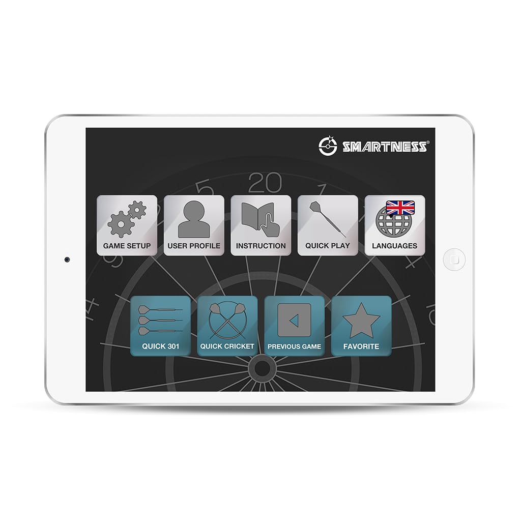 Carromco 94014 bersaglio per freccette elettronico APP Turbo Charger