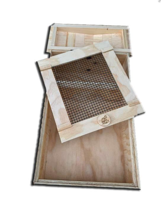 Scatola box Casetta teca terrario tartarugario casa per taratarughe tartaruga di terra chalet in legno rettili recinto recinzione gabbia allevamento trasportino 60x40x23h caiolla ricovero