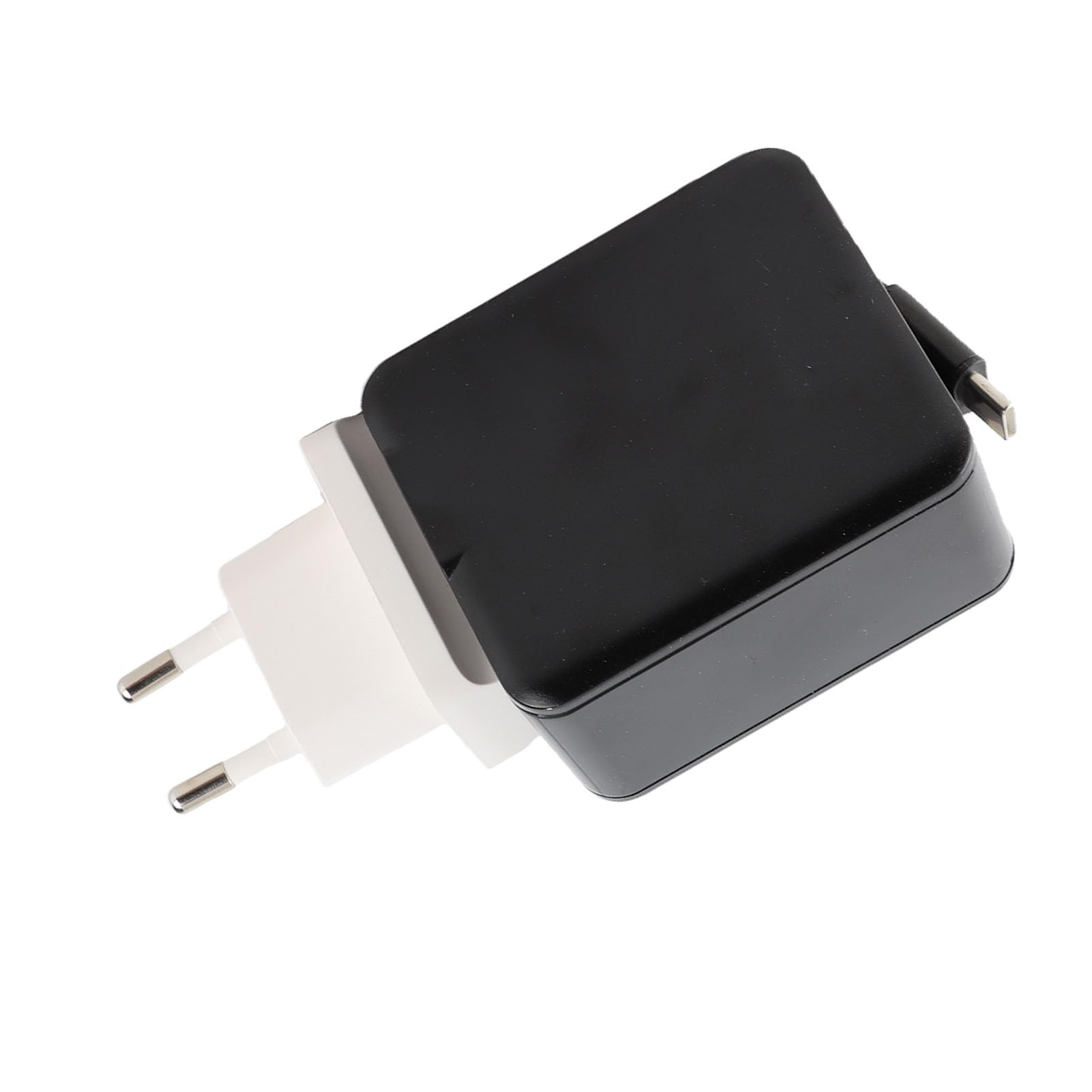 Cryfokt 81W Retractable Fast Charging Wall (Spina europea) | Ricarica 4 in 1, design portatile, adatto per i viaggi, ricarica efficiente